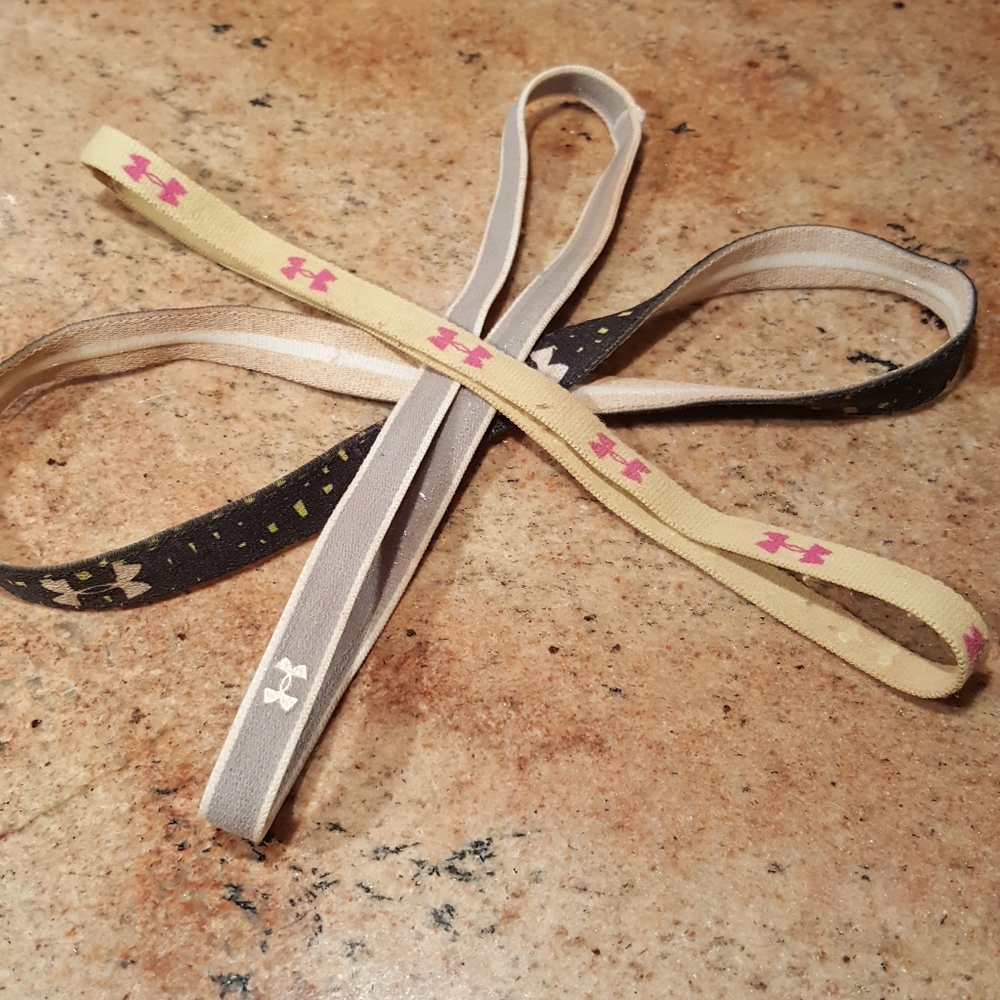 x3 Under Armour Hair bands sold on title